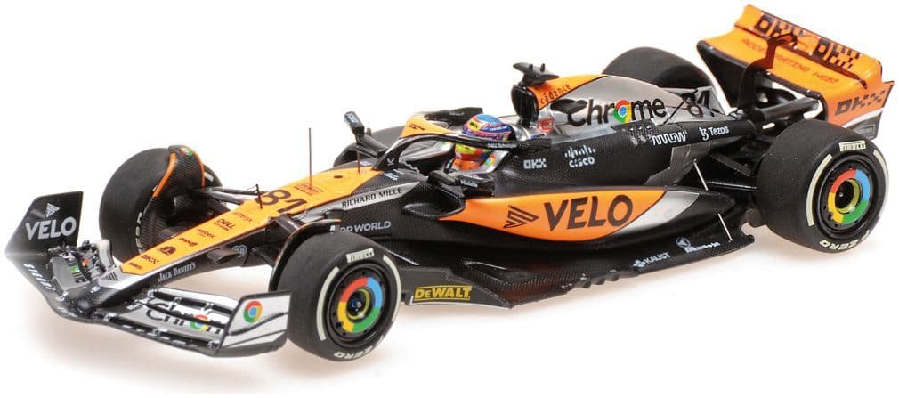 Minichamps 537 235481 McLaren F1 Team MCL60 Oscar Piastri British GP 2023 1/43 Scale *PRE ORDER