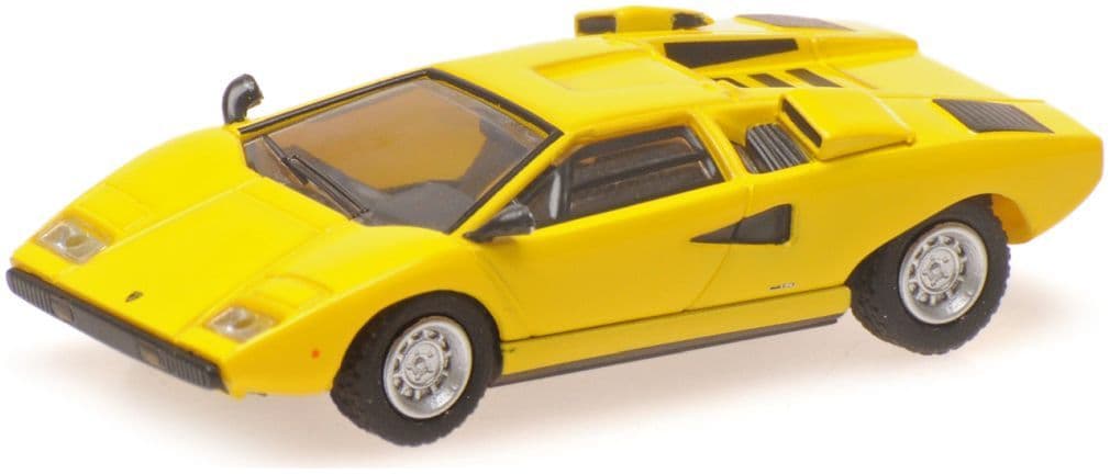 Minichamps 870 103121 Lamborghini Countach LP400 1974 Yellow 1/87 Scale *PRE ORDER £ 24.16*