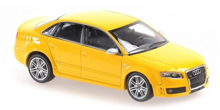 Minichamps 940 014600 Audi RS4 2004 Yellow 1/43 Scale