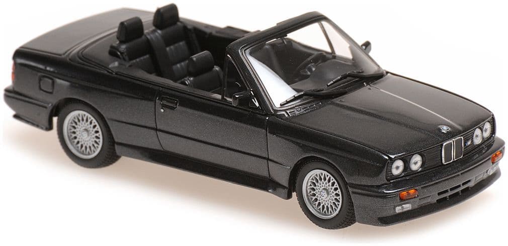 Minichamps 940 020334 BMW M3 Cabriolet (E30) 1988 Black Metallic 1/43 Scale