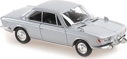 Minichamps 940 025081 BMW 2000 CS Coupe 1967 Silver 1/43 Scale