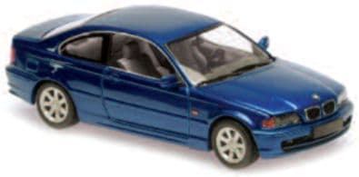 Minichamps 940 028321 BMW 3ER Coupe (E46) 1999 Blue Metallic 1/43 Scale *PRE ORDER £ 37.49*