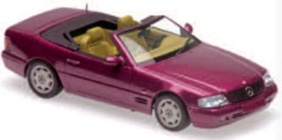 Minichamps 940 033034 Mercedes Benz SL-Class (R129) 1999 Red 1/43 Scale *PRE ORDER £ 37.49*