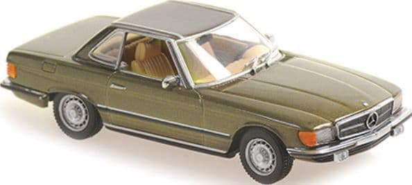 Minichamps 940 033450 Mercedes Benz 350 SL Cabriolet Hardtop (R107) 1974 Gold 1/43 PRE ORDER