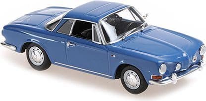Minichamps 940 050221 VW Karmann Ghia 1600 1966 Blue 1/43 Scale
