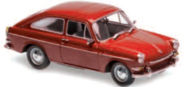Minichamps 940 055321 VW 1600 Tl 1966 Red 1/43 Scale