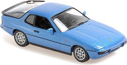 Minichamps 940 062122 Porsche 924 1984 Blue Metallic 1/43 Scale