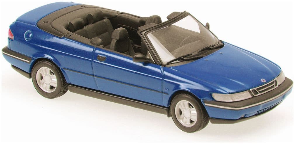 Minichamps 940 170531 Saab 900 Cabriolet Blue Metallic 1995 1/43 Scale *PRE ORDER £ 37.49*