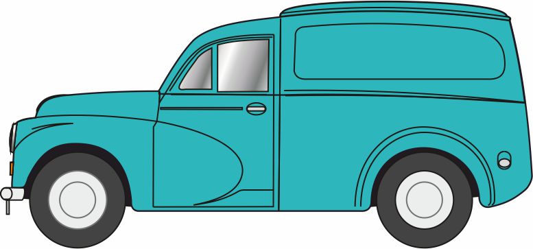 Oxford 76MM062 Morris 1000 Aqua 1/76 Scale (OO) *PRE ORDER £9.95*