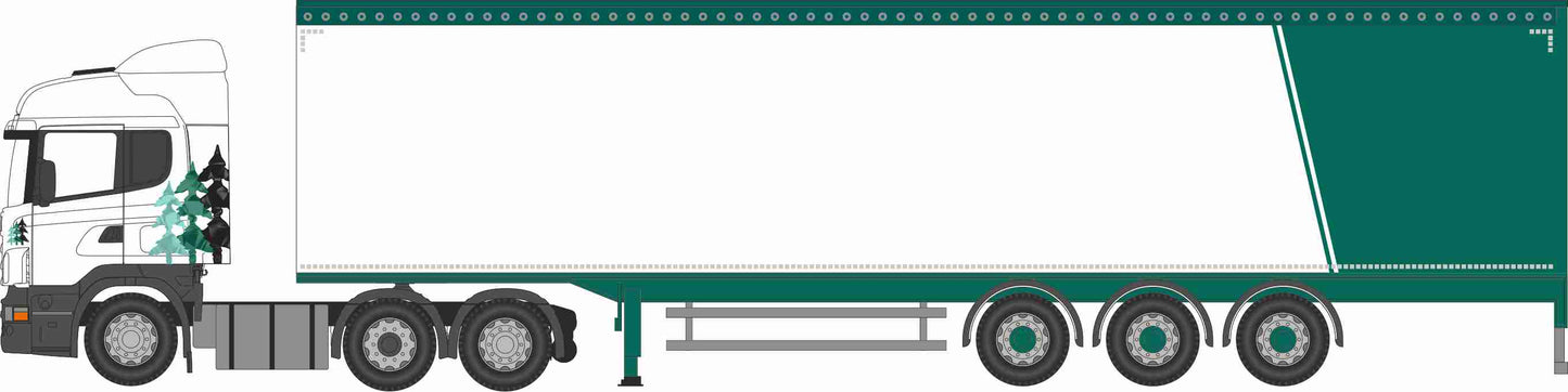 Oxford NSHL03WF Scania Highline Walking Floor A W Jenkinson 1/148 Scale (N) *PRE ORDER £17.95*