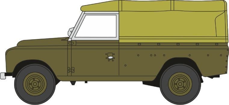 Oxford 120LAN2011 Land Rover Series 2 LWB Canvas Bronze 1/120 Scale