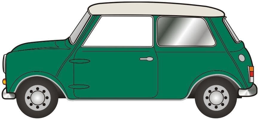 Oxford 120MN003 Mini Almond Green/Old English White 1/120 Scale - PRE ORDER £7.95