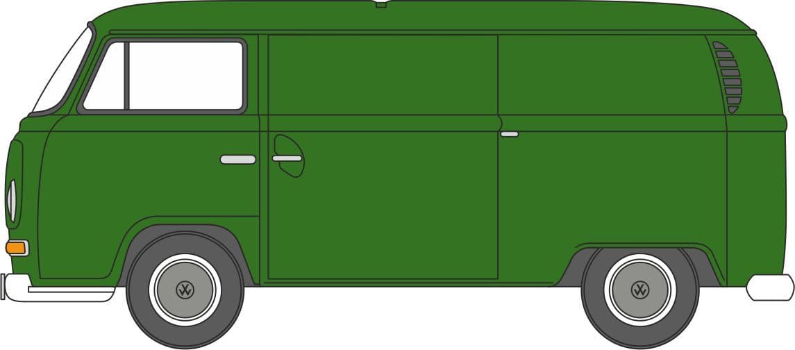 Oxford 120VW001 VW T2 Van Peru Green 1/120 Scale