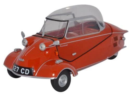 Oxford 18MBC001 Messerschmitt KR200 Bubble Car Rouge Sarde 1/18 Scale LAST ONE