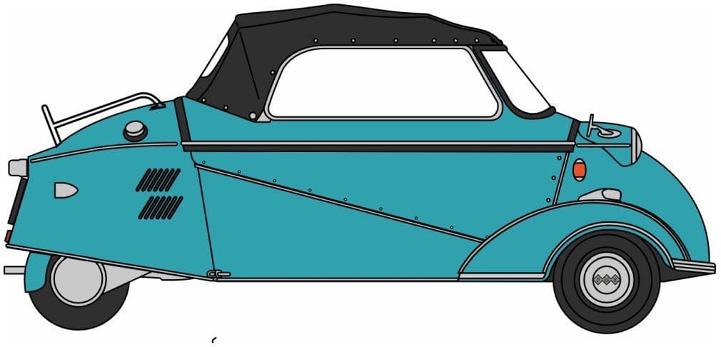 Oxford 18MBC008 Messerschmitt KR200 Turquiose 1/18 Scale - PRE ORDER £30.56