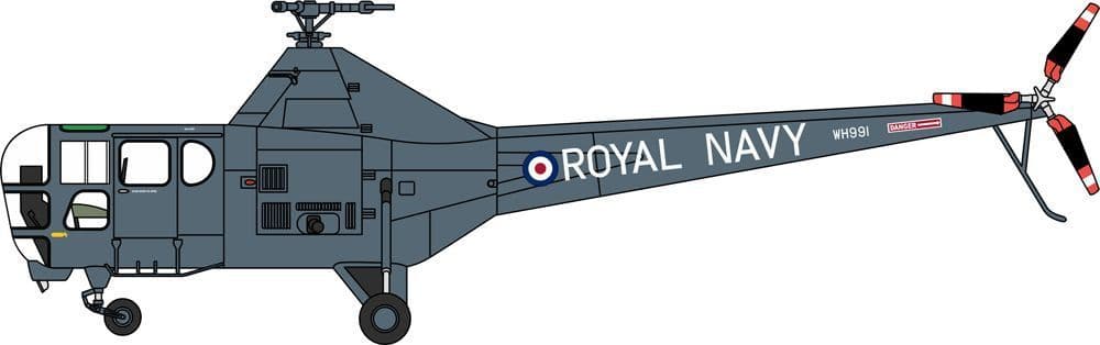 Oxford 72WD001 Westland Dragonfly Royal Navy WH991Yorkshi 1:72 Scale *PRE ORDER £34.16*