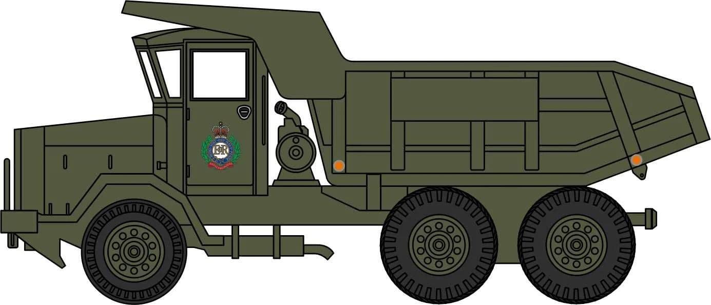 Oxford 76ACD003 Barford Dumper Truck Aveling Royal Engineers 1/76 Scale