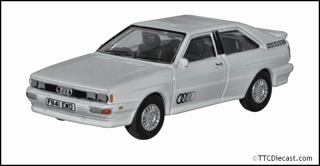Oxford 76AQ002 Audi Quattro Alpine White, OO Gauge *LAST FEW*
