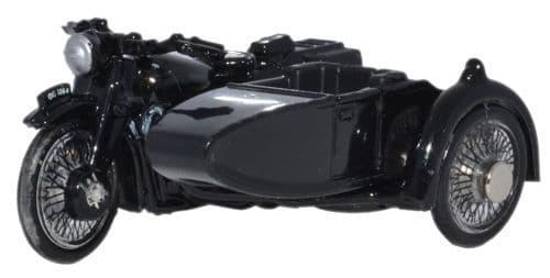 Oxford 76BSA006 BSA Motorbike & Sidecar - Police