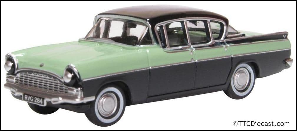 Oxford 76CRE011 Vauxhall Cresta Versailles Green and Black - 1/76 Scale