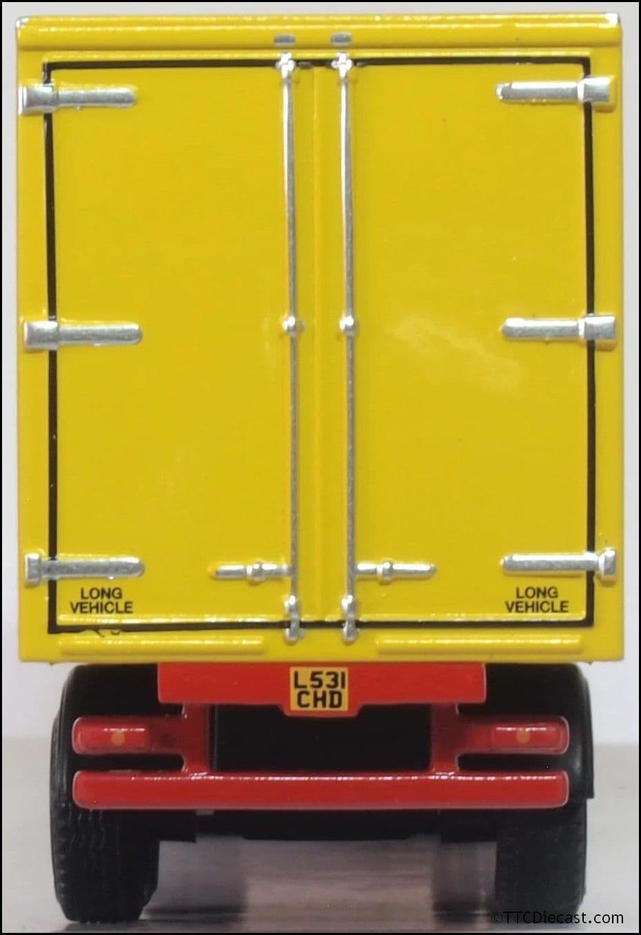 Oxford 76EC004 ERF EC Box Trailer Gerry Cottles Circus 1:76 Scale