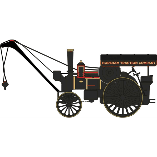 Oxford 76FCR003 Fowler B6 Crane 8920 The Great North 1:76 Scale