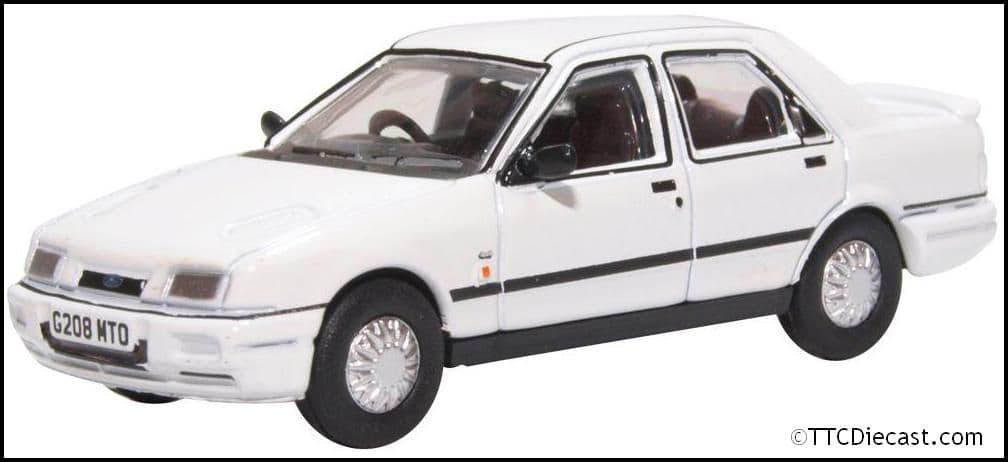 Oxford 76FS005 Ford Sierra Sapphire Diamond White - 1/76 Scale