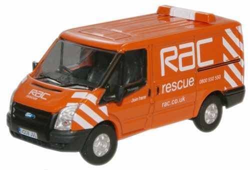 Oxford 76FT003 Ford Transit Van - RAC Low Roof New Mk7