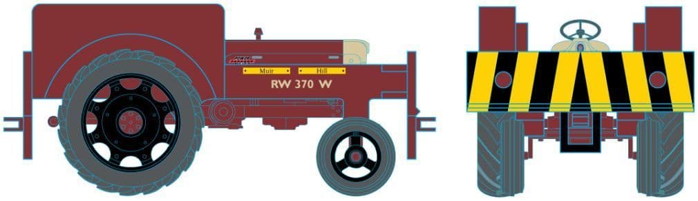 Oxford Rail OR76FTRS003 Fordson Tractor Rail Shunter (BR) OO Gauge - PRE ORDER £11.95