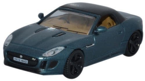 Oxford 76FTYP005 Jaguar F Type - British Racing Green Metal