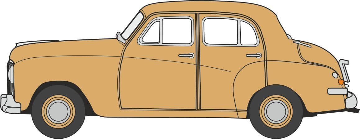 Oxford 76HH004 Humber Hawk MkIV - Golden Sand