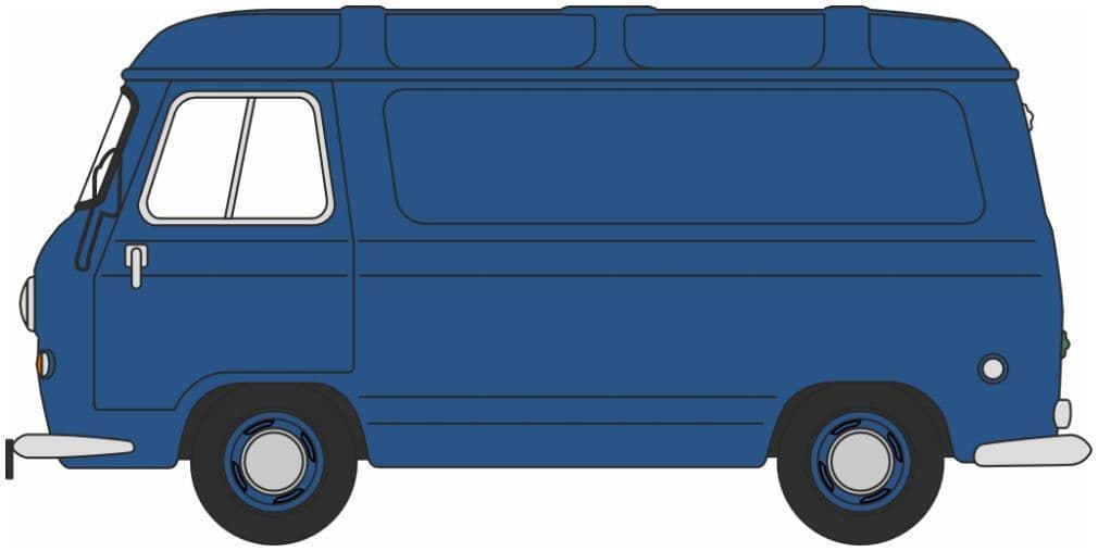 Oxford 76J4007 Austin-Morris J4 Van Blue OO Gauge - PRE ORDER £9.95