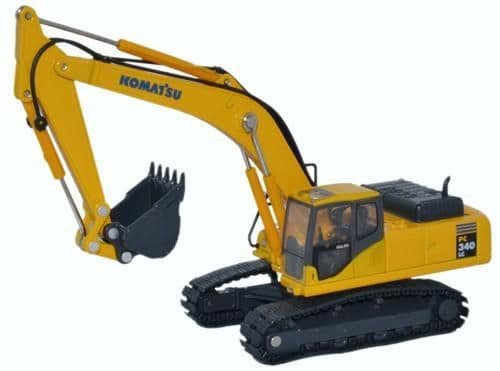 Oxford 76KOM001 Komatsu PC340 Komatsu Stand Boom *LAST FEW*