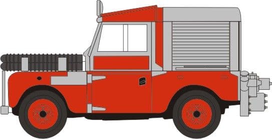 Oxford 76LAN188012 Land Rover 88 Series 1 Fire *LAST FEW*
