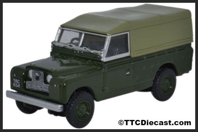 Oxford 76LAN2011 Land Rover S2 Canvas Back - Bronze Green