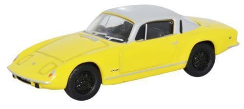 Oxford 76LE001 Lotus Elan Plus2 - Yellow/Silver