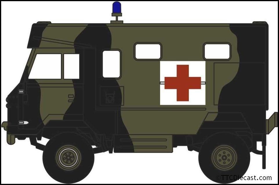 Oxford 76LRFCA004 Land Rover FC Ambulance BAOR (British Army of the Rhine) 1990
