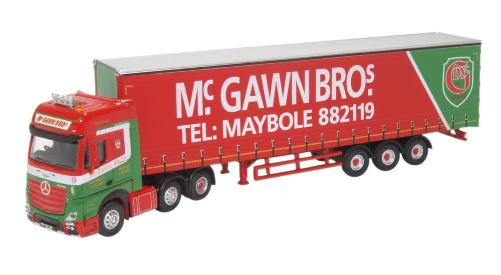 Oxford 76MB007 Mercedes Actros GSC C/side - McGawn Bros