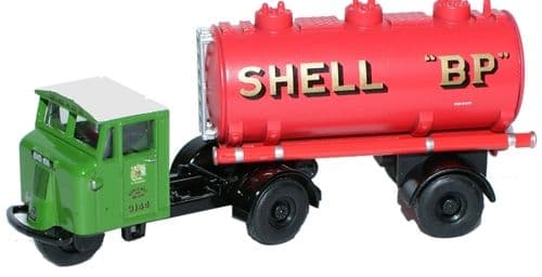 Oxford 76MH012 Mechanical Horse Tanker - Shell-Mex & BP