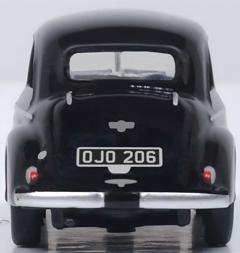 Oxford 76MMS007 Morris Minor MMS Saloon Black 1/76 Scale