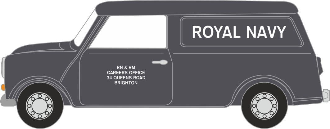 Oxford 76MV032 Mini Van Royal Navy 1/76 Scale