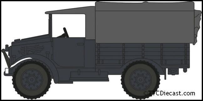Oxford 76MWD008 Bedford MWD Captured Luftwaffe