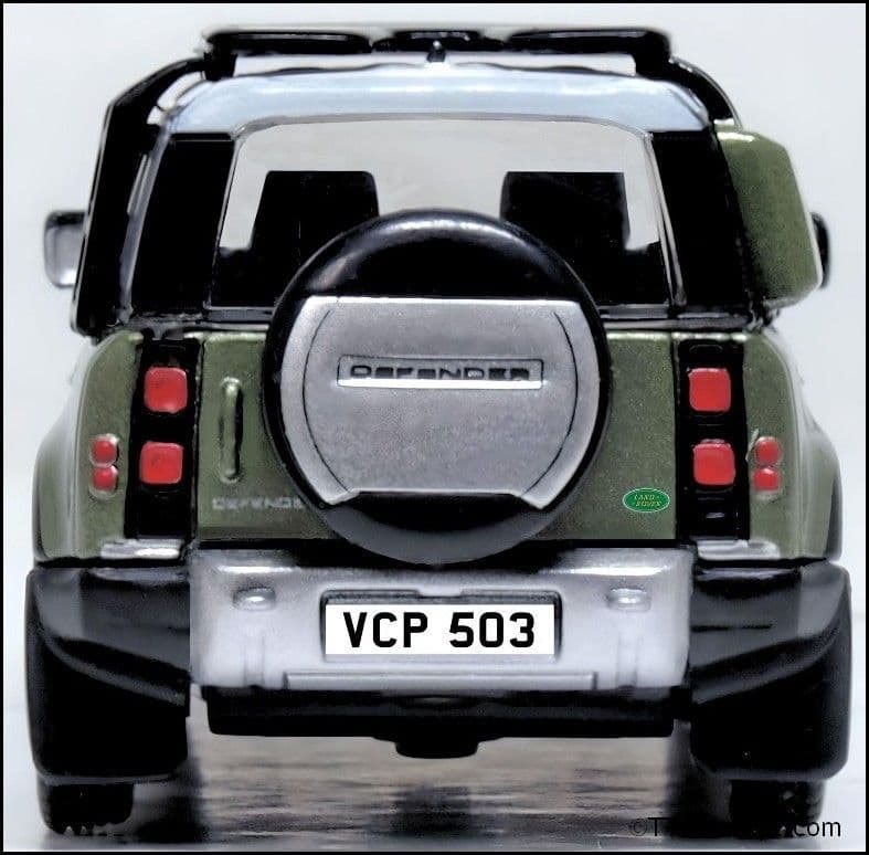 Oxford 76ND110003 New Defender 110 Pangea Green 1/76 Scale