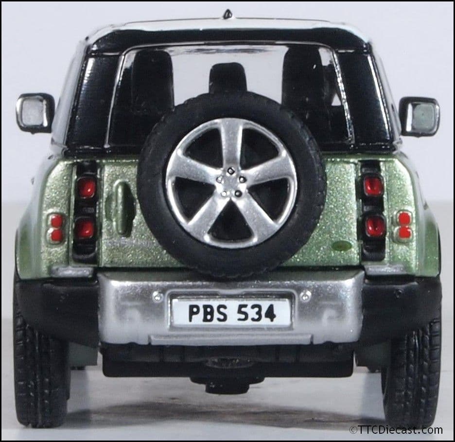 Oxford 76ND90001 New Defender 90 Green, 1/76 Scale