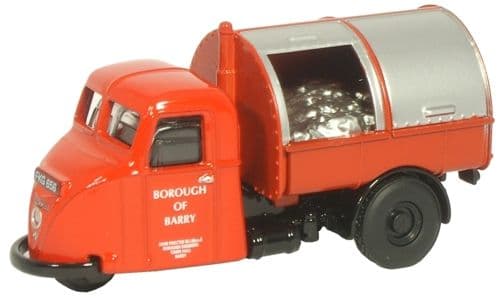 Oxford 76RAB004 Scammell Scarab Dustcart - Borough Barry