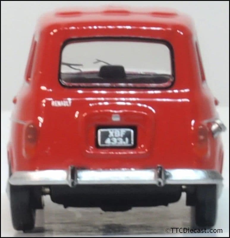Oxford 76RN002 Renault 4 Red 1:76 Scale