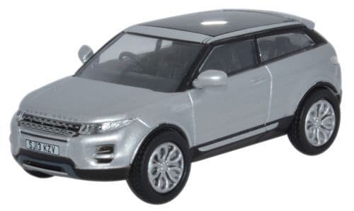 Oxford 76RR002 Range Rover Evoque - Indus Silver *LAST FEW*