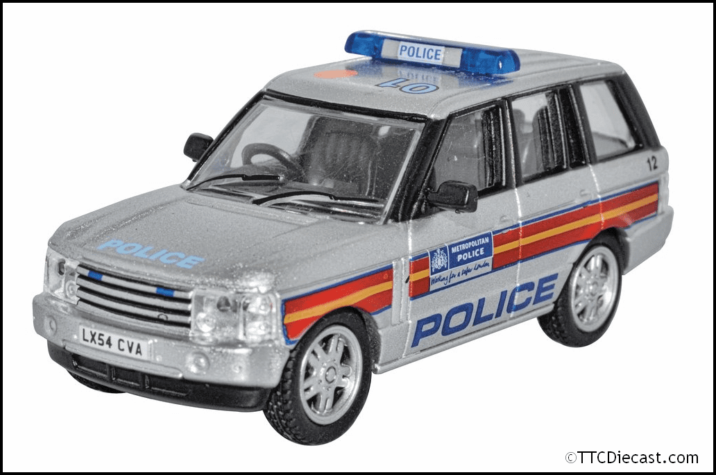 Oxford 76RR3004 Range Rover 3rd Generation Metropolitan Police, OO Gauge