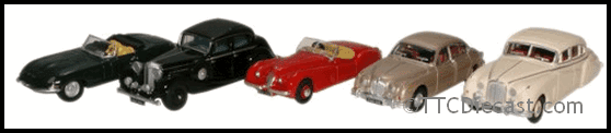 Oxford 76SET14 Jaguar Collection 5Pc