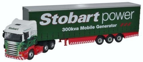 Oxford 76SHL02CS Scania Highline Curtainside Stobart Power